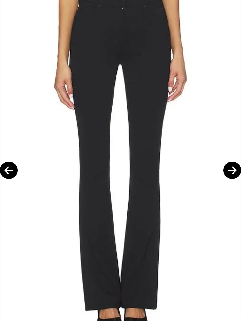 MOTHER Black Bootcut Flare Pants